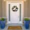 24" Carnation & Rose Artificial Americana Wreath